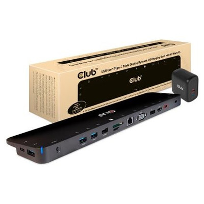DOCKING CLUB 3D 15EN1 USB-C 65W NEGRO (Espera 4 dias)
