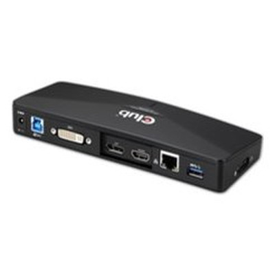 DOCKING CLUB 3D USB-A/DVI/DP/HDMI NEGRO (Espera 4 dias)