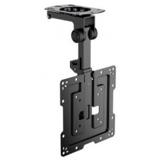 AISENS - SOPORTE DE TECHO GIRATORIO, PLEGABLE PARA MONITOR/TV 20KG DE 19-43, NEGRO