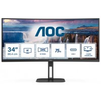 AOC CU34V5C Monitor 27" 2K HDMI USBc MM AA cur