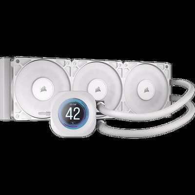 REFRIGERACION LIQUIDA NAUTILUS RS LCD 360 WHITE CORSAIR (Espera 4 dias)