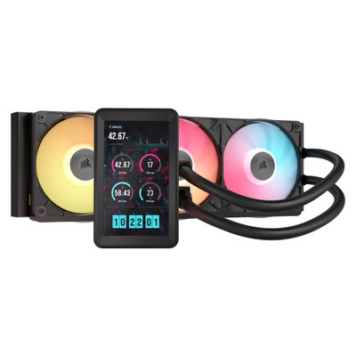 VENTI. CPU CORSAIR ICUE LINK TITAN II 360 RX LCD 360MM RADIATOR LIQUID CPU COOLER CW-9061045-WW (Espera 4 dias) VENTI. CPU CORSAIR ICUE LINK TITAN II 360 RX LCD 360MM RADIATOR LIQUID CPU COOLER CW-9061045-WW (Espera 4 dias)