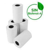 Pack De 10 Rollos De Papel Termico De 57x35mm Libre