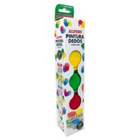 ESTUCHE PINTURA DEDOS 5 X 40ML COLORES SURTIDOS ALPINO DD020105 (Espera 4 dias)