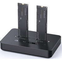 DOCK GEMBIRD DD2-U3M2 USB-C USB-C GRIS