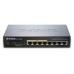 D-Link DGS-1008P - Conmutador  - sin gestionar - 8 x