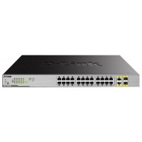 SWITCH D-LINK DGS-1026MP 24P GIGA POE (370W) + 2P GIGA COMBO (Espera 4 dias)