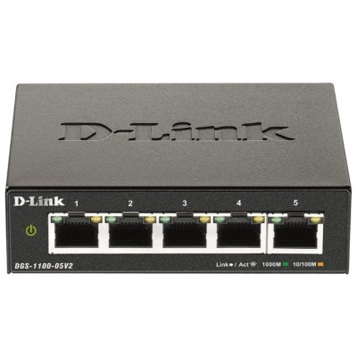 SWITCH D-LINK  5P DGS-1100-05V2/E 10/100/1000