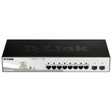 SWITCH SEMIGESTIONABLE D-LINK DGS-1210-08P/E 8P GIGA POE (45W) + 2P GIGA COMBO RACK (Espera 4 dias)