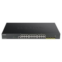 SWITCH SEMIGESTIONABLE D-LINK DGS-1250-28XMP/E 24-PORT GIGA POE, 4X10G SFP+ (Espera 4 dias)