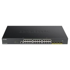 SWITCH SEMIGESTIONABLE D-LINK DGS-1250-28XMP/E 24-PORT GIGA POE, 4X10G SFP+ (Espera 4 dias)