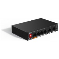 SWITCH IT DAHUA DH-SG1006P 6-PORT UNMANAGED DESKTOP GIGABIT SWITCH 4-PORT POE