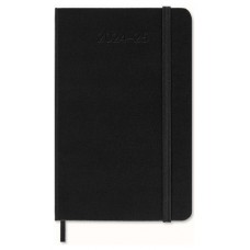 AGENDA 18 MESES 2024-2025 SEMANAL P (9 X 14 CM) NEGRA TAPA DURA MOLESKINE DHB18WN2Y25 (Espera 4 dias)
