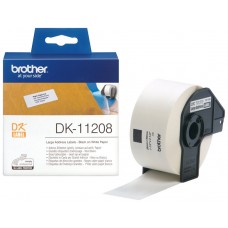 BROTHER ETIQUETA PRECORTADA BLANCA PAPEL 38X90MM 400