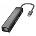 CONCEPTRONIC ADAPTADOR USB-C A GIGABIT ETHERNET RJ45 CON HUB USB 3.0 3 PUERTOS