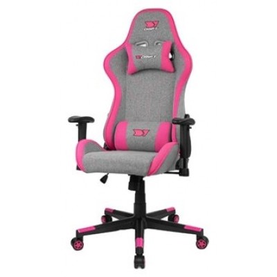 DRIFT DR90 PRO Silla para videojuegos de PC Asiento acolchado Gris, Rosa (Espera 4 dias)