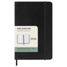 AGENDA 2026 TAPA BLANDA 12 MESES SEMANAL P (9 x 14 CM) NEGRA MOLESKINE DSB12WN2Y26 (Espera 4 dias) AGENDA 2026 TAPA BLANDA 12 MESES SEMANAL P (9 x 14 CM) NEGRA MOLESKINE DSB12WN2Y26 (Espera 4 dias)