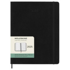 AGENDA 2024 TAPA BLANDA 12 MESES SEMANAL XL (19 X 25 CM) NEGRA MOLESKINE DSB12WN4Y25 (Espera 4 dias)