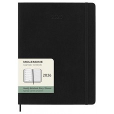 AGENDA 2026 TAPA BLANDA 12 MESES SEMANAL XL (19 X 25 CM) NEGRA MOLESKINE DSB12WN4Y26 (Espera 4 dias) AGENDA 2026 TAPA BLANDA 12 MESES SEMANAL XL (19 X 25 CM) NEGRA MOLESKINE DSB12WN4Y26 (Espera 4 dias)