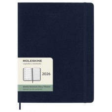 AGENDA 2026 TAPA BLANDA 12 MESES SEMANAL XL (19 X 25 CM) AZUL ZAFIRO MOLESKINE DSB2012WN4Y26 (Espera 4 dias) AGENDA 2026 TAPA BLANDA 12 MESES SEMANAL XL (19 X 25 CM) AZUL ZAFIRO MOLESKINE DSB2012WN4Y26 (Espera 4 dias)