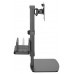 AISENS - SOPORTE DE MESA ECO GIRATORIO E INCLINABLE PARA MONITOR/TV Y MINI PC 8KG DE 17-32, NEGRO