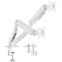 AISENS - SOPORTE DE MESA ECO CONTRAPESO GIRATORIO E INCLINABLE PARA MONITOR/TV 9KG (3 PIVOTES, 2 BRAZOS) DE 17-32, BLANCO AISENS - SOPORTE DE MESA ECO CONTRAPESO GIRATORIO E INCLINABLE PARA MONITOR/TV 9KG (3 PIVOTES, 2 BRAZOS) DE 17-32, BLANCO
