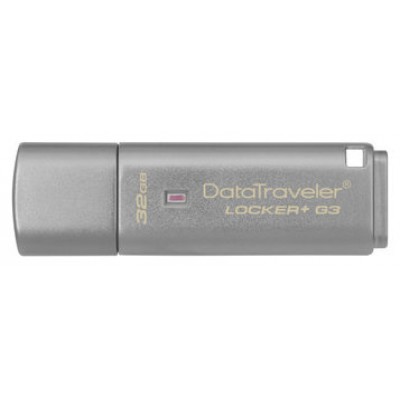 USB DISK 32 GB DATATRAVELER LOCKER+ G3 USB 3.0 KINGSTON (Espera 4 dias)