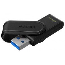 Kingston Technology DataTraveler 64GB Portable USB 3.2 Gen 1 Exodia S (Black/Black) (Espera 4 dias)