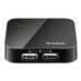 HUB USB 2.0 D-LINK CONEXION  X4 USB2.0 DUB-H4