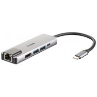 Docking Usb-c D-link Dub-m520 A 1xhdmi 4k 2xusb-a 3.0