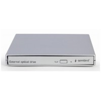 UNIDAD DE DVD USB EXTERNA GEMBIRD PLATA UNIDAD DE DVD USB EXTERNA GEMBIRD PLATA