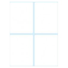 PAQUETE 10 HOJAS ETIQUETAS BLANCAS EN SOBRE-75X56 MM TICO E-7556 (Espera 4 dias)
