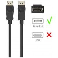 Ewent EC1411 cable DisplayPort 2 m Negro (Espera 4 dias)