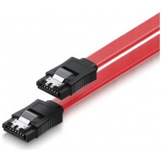 CABLE SATA PARA DISCO DURO DE 1,5 3 6 GBITS L-TYPE CON CLIPS 0,75 M