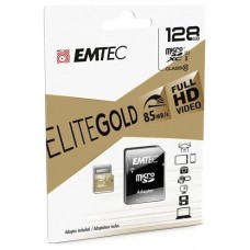 Memoria Sd Micro 128gb Emtec Elite Gold 85mb/s Sd +