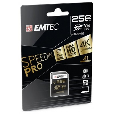 Memoria Sd Micro 256gb Emtec Speedin Pro 95mb/s Sd +