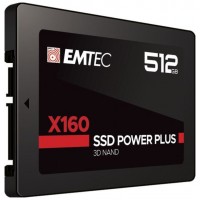SSD 2.5" 512GB EMTEC X160 3D NAND SATA3 BULK (500GB) (Espera 4 dias)