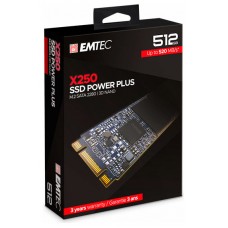 SSD M.2 2280 512GB EMTEC POWER PLUS X250 SATA (500GB) (Espera 4 dias)
