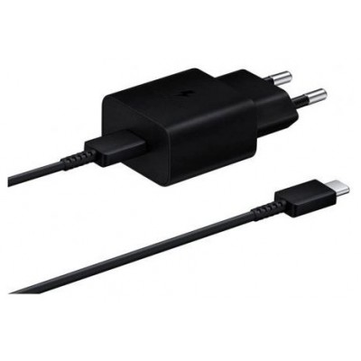 CARGADOR SAMSUNG EP-T1510 USB-C 15W BLACK CON CABLE
