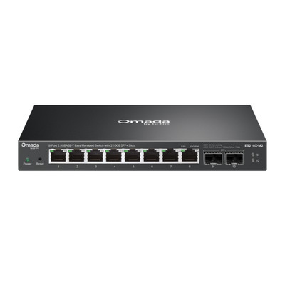 SWITCH OMADA ES210X-M2 8-PORT EASY MANAGED SWITCH WITH 2 10GE SFP+ SLOTS SWITCH OMADA ES210X-M2 8-PORT EASY MANAGED SWITCH WITH 2 10GE SFP+ SLOTS