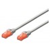 CABLE DE RED CAT 6 U/UTP DE 10 METROS EN COLOR GRIS