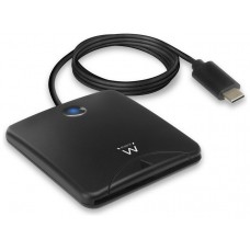 EWENT LECTOR DE DNI ELECTRONICO Y TARJETAS INTELIGENTES USB-C (Espera 4 dias)