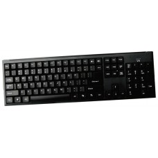 TECLADO EWENT EW3109 SLIM USB Y PS2 NEGRO (Espera 4 dias)