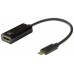 Ewent EW9823 adaptador de cable de vídeo 0,15 m USB Tipo C HDMI tipo A (Estándar) Negro (Espera 4 dias)