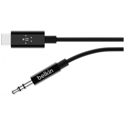 CABLE BELKIN F7U079BT06-BLK  USB-C A JACK 3,5 mm COLOR