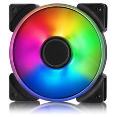 Fractal Design Prisma AL-12 PWM Carcasa del ordenador Ventilador 12 cm Negro, Blanco 1 pieza(s) (Espera 4 dias)