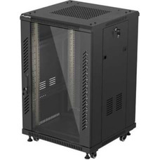 ARMARIO RACK LANBERG DE SUELO 19" 18U 600X600 PUERTA DE CRISTAL FLAT PACK NEGRO ARMARIO RACK LANBERG DE SUELO 19" 18U 600X600 PUERTA DE CRISTAL FLAT PACK NEGRO