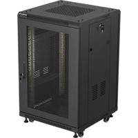 ARMARIO RACK LANBERG DE SUELO 19" 18U 600X600 PUERTA PERFORADA FLAT PACK NEGRO ARMARIO RACK LANBERG DE SUELO 19" 18U 600X600 PUERTA PERFORADA FLAT PACK NEGRO