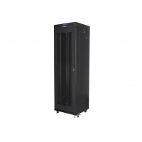 ARMARIO LANBERG RACK 19" 42U 600X600 FLAT PACK V2 PUERTA MESH CON LCD NEGRO