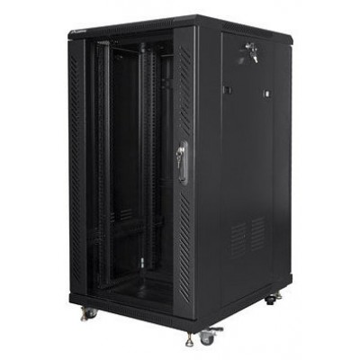 ARMARIO LANBERG RACK 19" 22U 600X800 FLAT PACK BLACK NEGRO